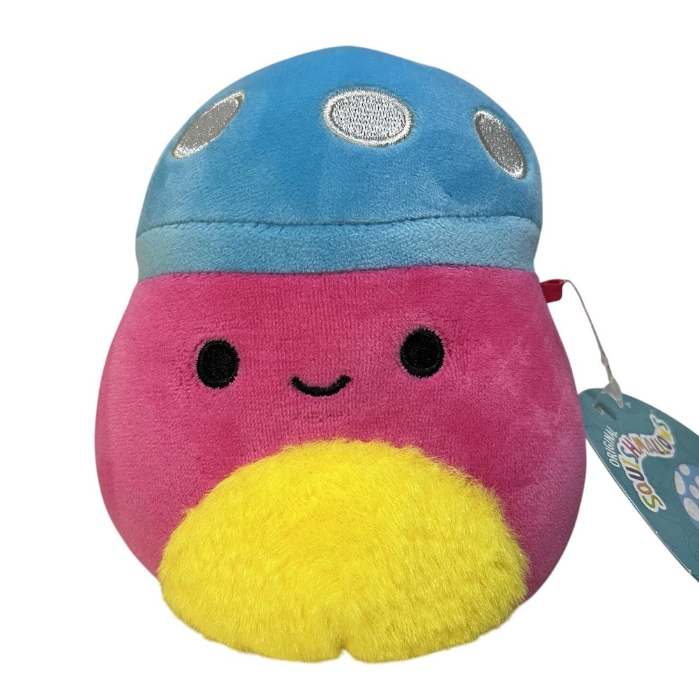 NWT Squishmallows Randall Mushroom Fuzzy Plush Stuffed Toy 5 Inch New With Tags